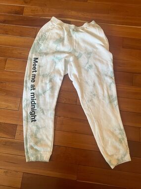 Taylor swift Tie-Dye Lounge Sweatpants Meet me at midnight large swifties comfy